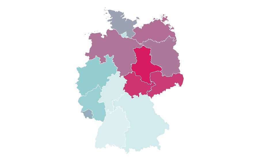 Affinity by region — Karl Dall, Germany