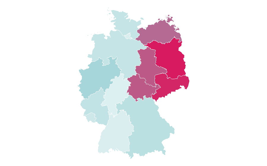 Affinity by region — Karl Lauterbach, Germany