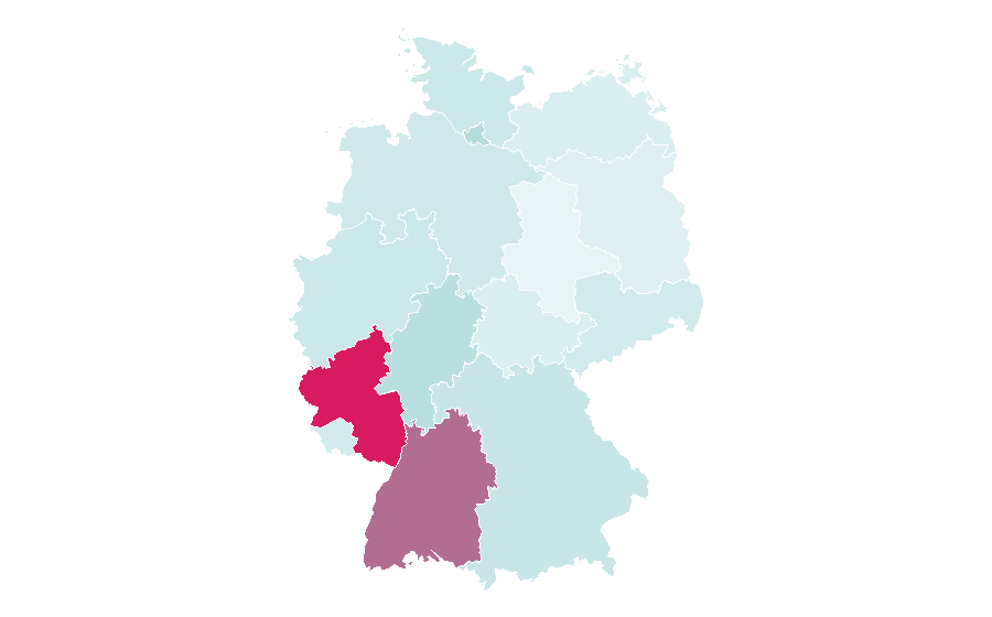Affinity by region — Kashmir, Germany
