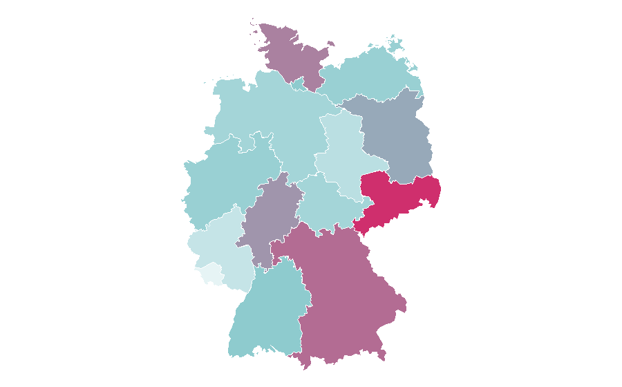 Affinité par région — Kate Winslet, Allemagne