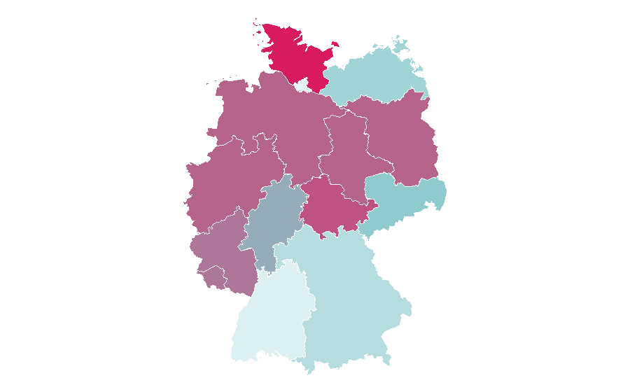 Affinity by region — Katee Sackhoff, Germany