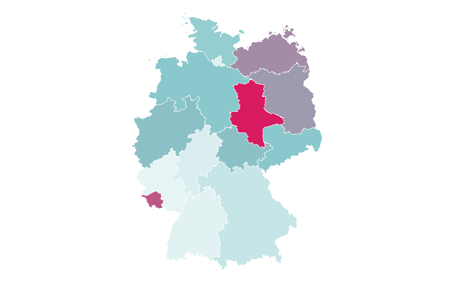 Affinity by region — Katey Sagal, Germany