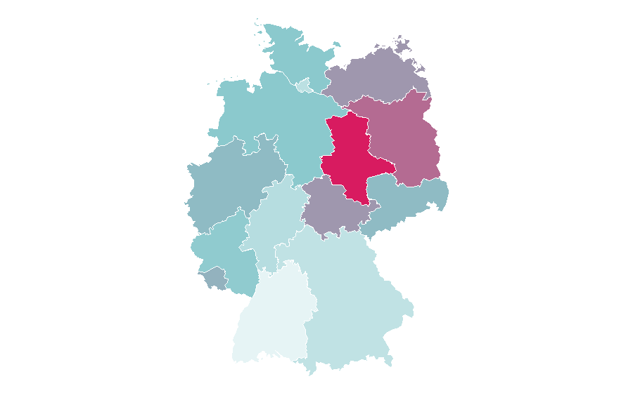 Affinity by region — Kathy Bates, Germany