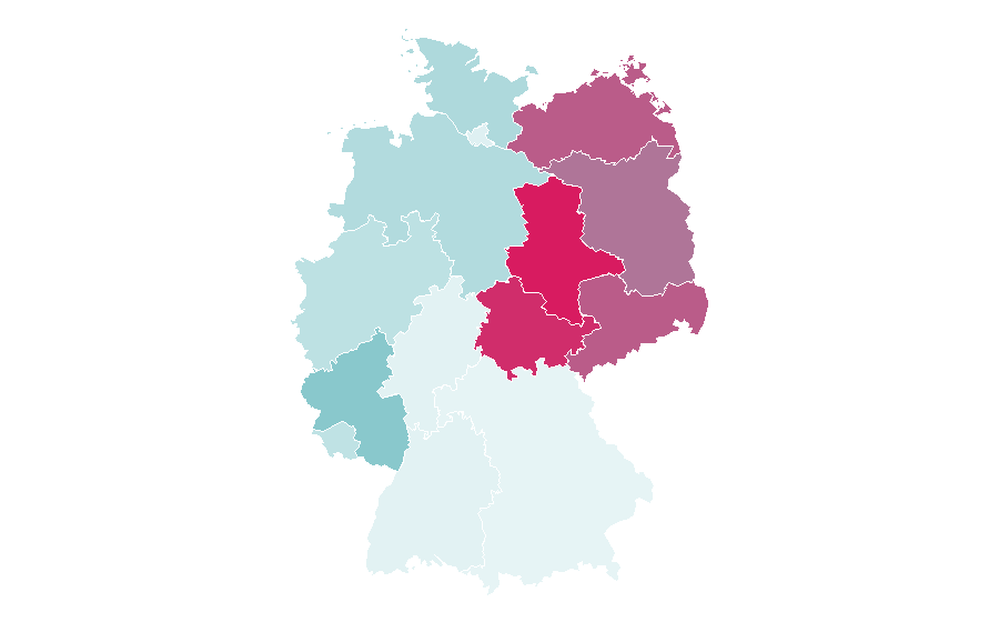 Affinity by region — Kathy Kelly, Germany