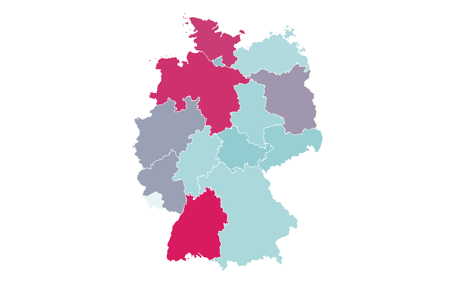 Affinity by region — Katrin Bauerfeind, Germany