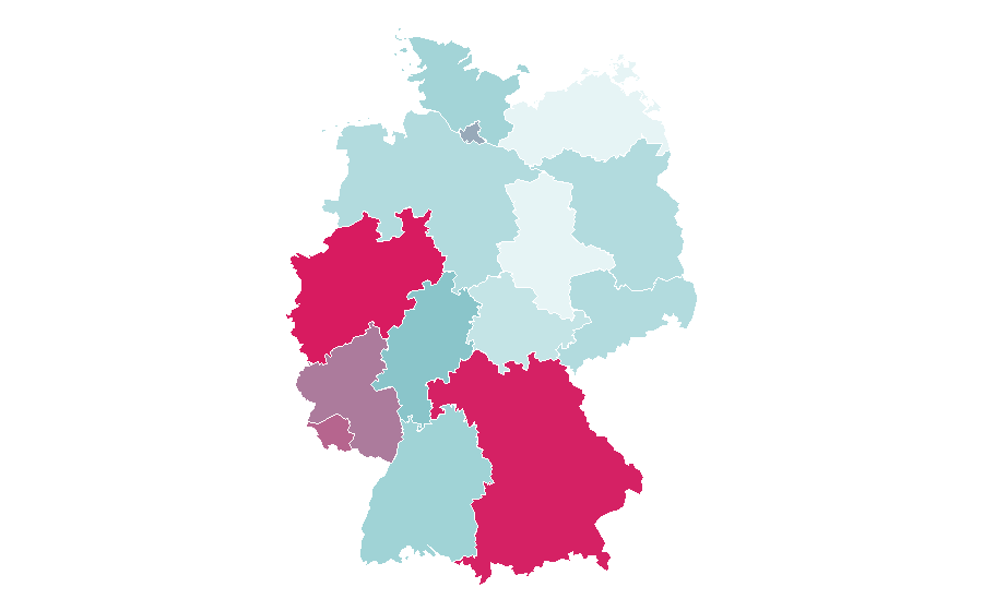 Affinity by region — Keith Haring, Germany