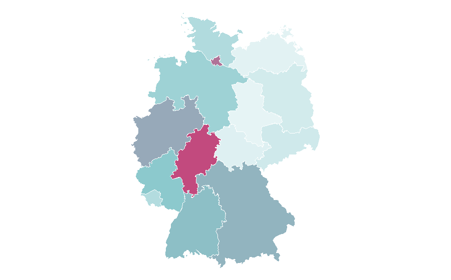 Affiniteit per regio — Kendrick Lamar, Duitsland