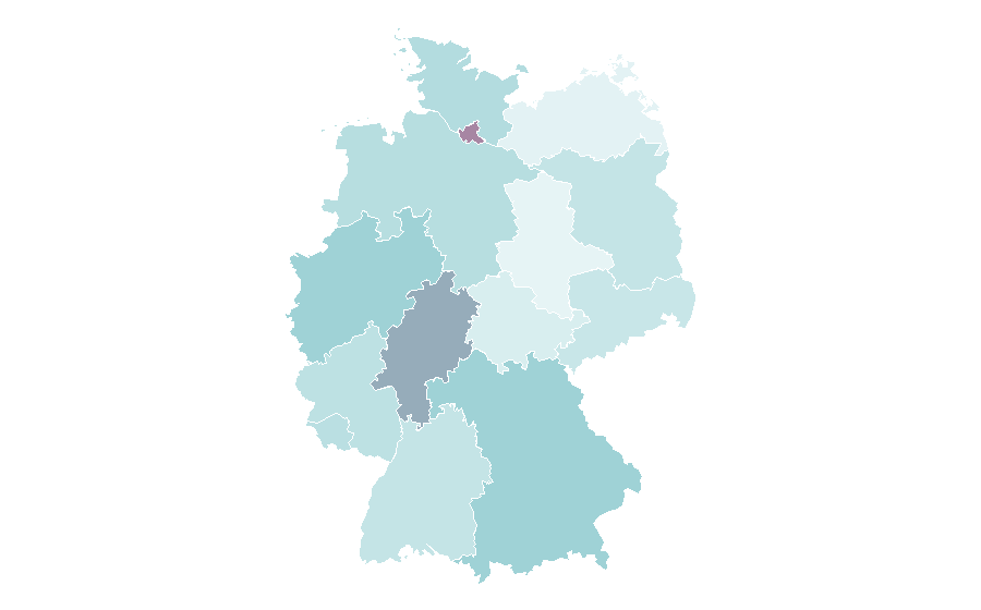 Affinity by region — Kevin Spacey, Germany