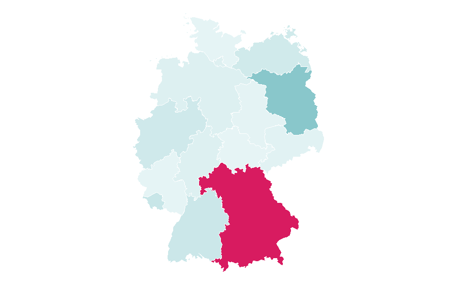 Affinity by region — Kevin Volland, Germany