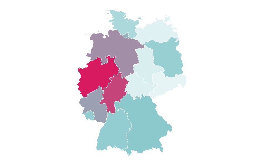 Affinity by region — Kia Niro, Germany