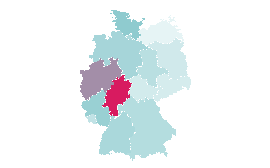 Affinity by region — Kick.com, Germany