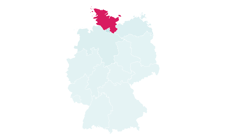 Afinidade por região — Kiel, Alemanha