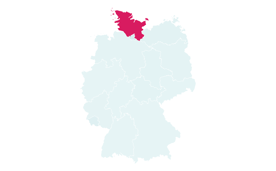 Affinity by region — Kieler Nachrichten, Germany