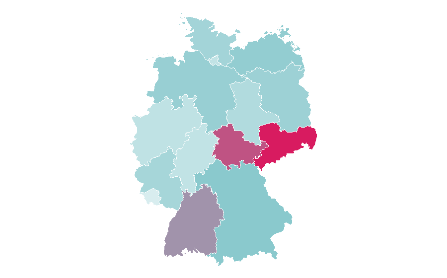 Affinity by region — KiKa, Germany