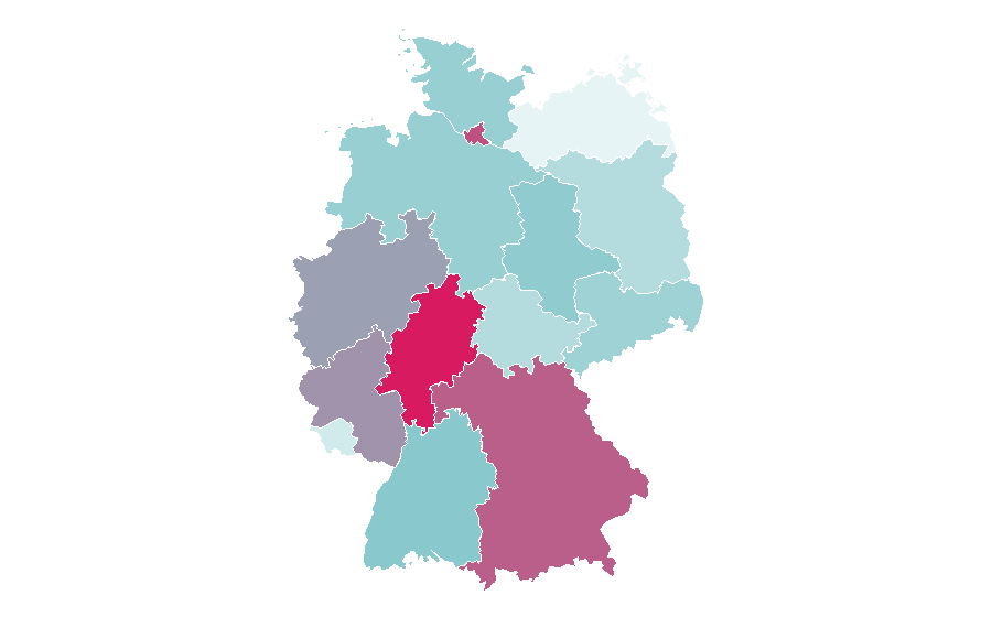 Affinity by region — Kindness, Germany