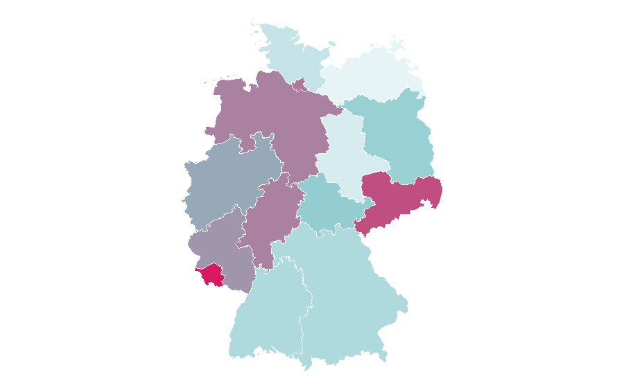 Affinity by region — Kippah, Germany
