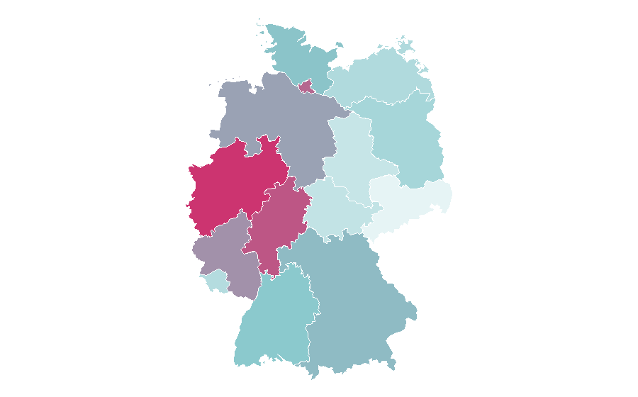 Affinity by region — Kirby: Right Back at Ya!, Germany