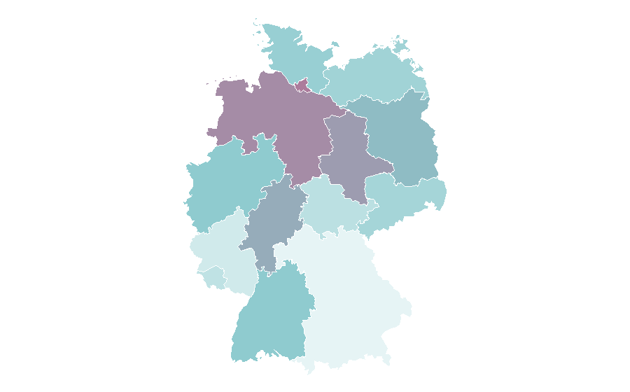 Affinity by region — Kitchen cabinet, Germany