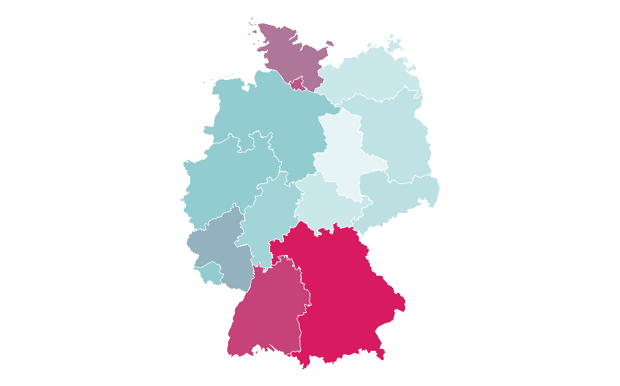 Affinity by region — Kitchen Impossible, Germany