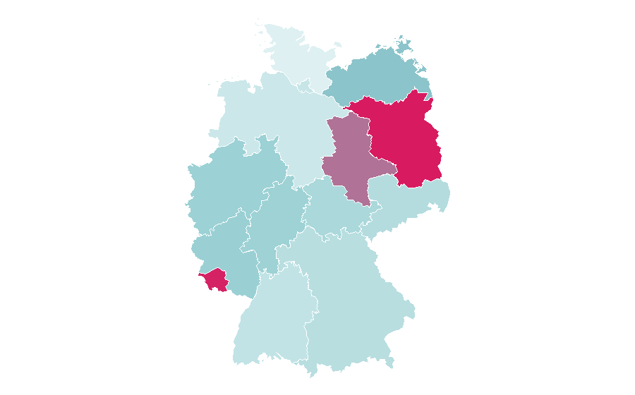 Affinity by region — KKH, Germany