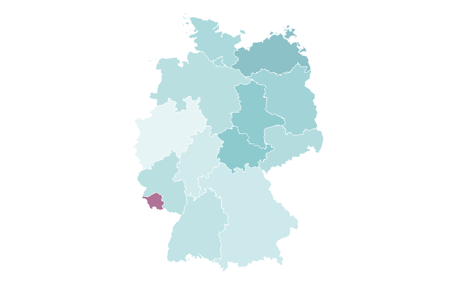 Affinity by region — Klondike Gold Rush, Germany