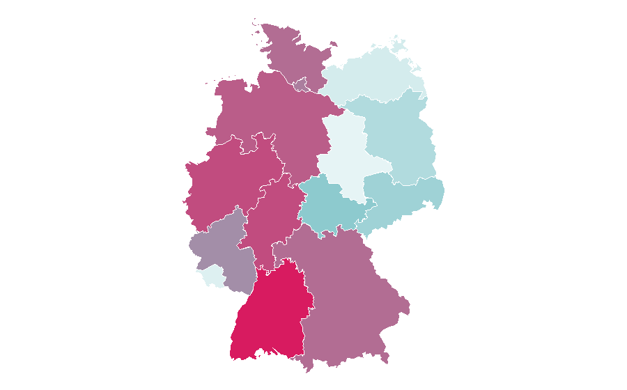Affinity by region — Knee, Germany