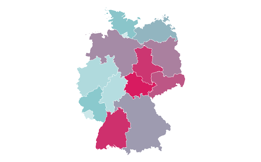 Affinity by region — Kochblume, Germany