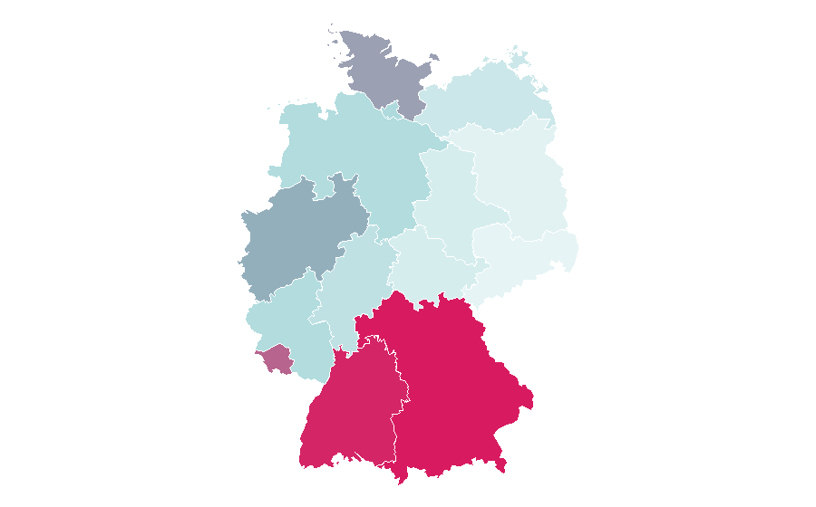 Affinity by region — Koha Ditore, Germany