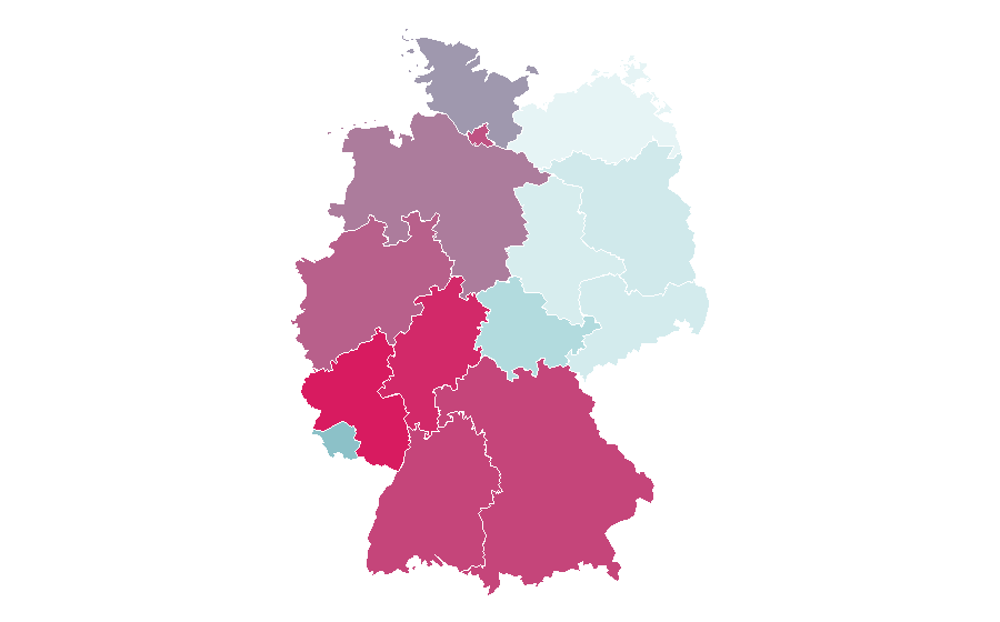 Affinity by region — Kohl (cosmetics), Germany