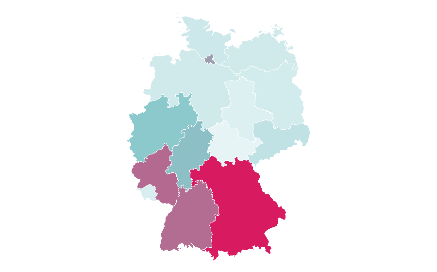 Affinity by region — Konditorei, Germany