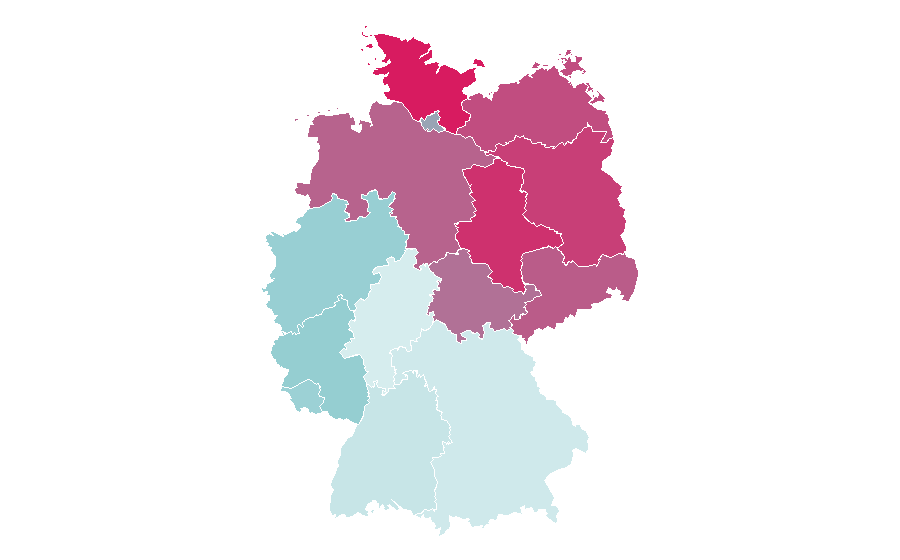 Affinity by region — Konny Reimann, Germany