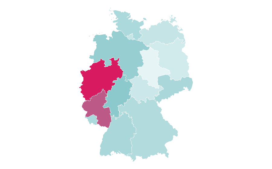 Affinity by region — Konrad Adenauer, Germany