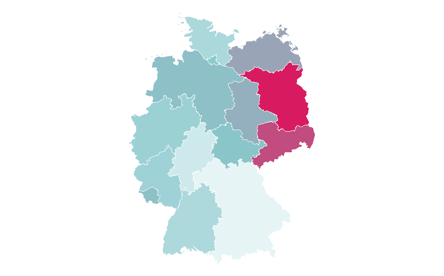 Affinity by region — Kontra K, Germany