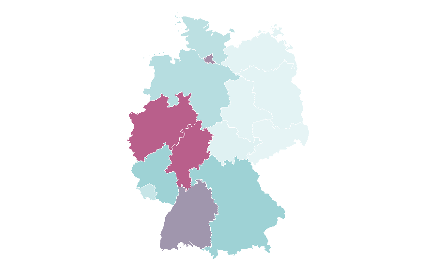 Affinity by region — Konya, Germany