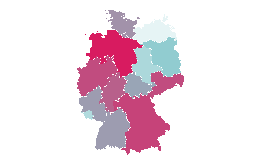 Affinity by region — Kos, Germany