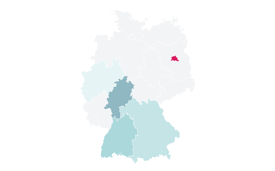 Affinity by region — Krav Maga, Germany
