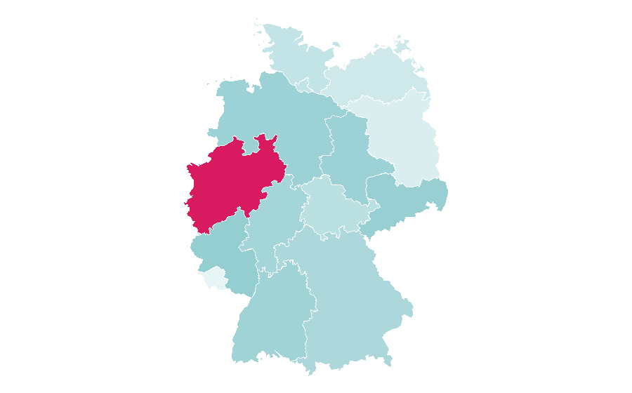 Affinity by region — Krupp, Germany
