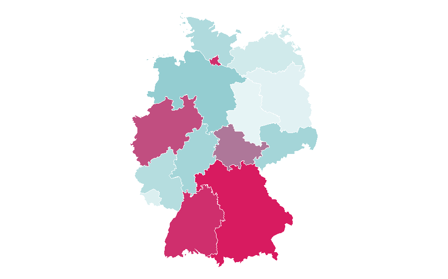 Affinity by region — Kryptos, Germany