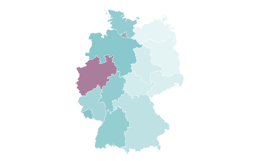 Affinity by region — Kurdistan, Germany