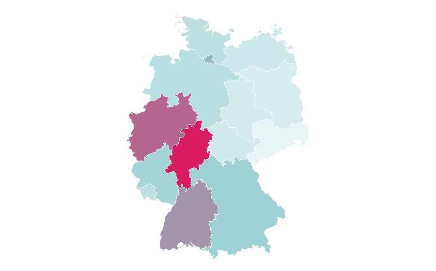 Affinity by region — Kuşadası, Germany