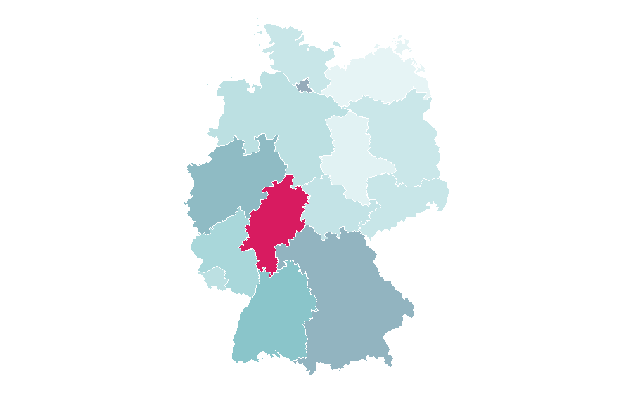 Affinity by region — Kyoto, Germany