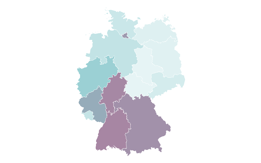 Affinity by region — La Vanguardia, Germany