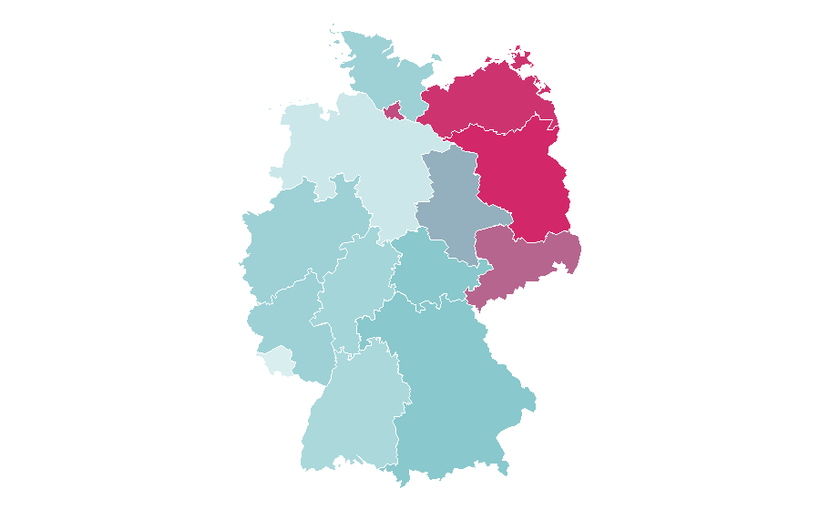 Affinity by region — Labubu, Germany