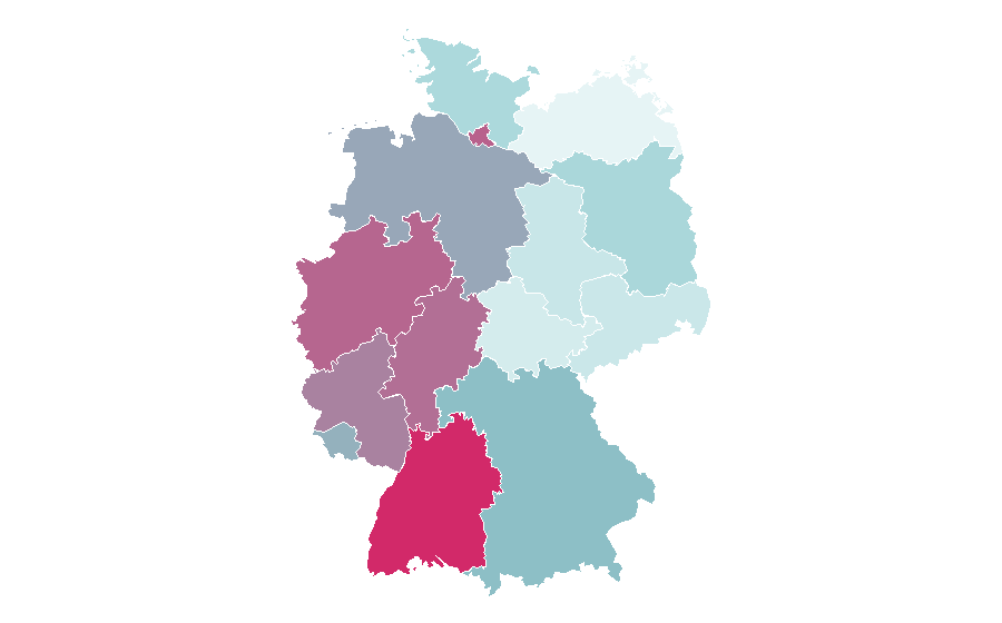 Affinity by region — Lacazette, Germany