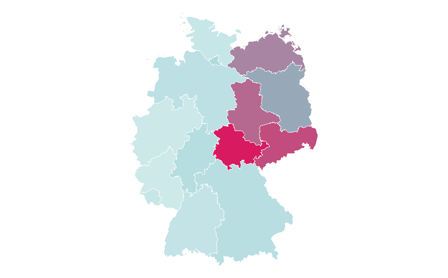Affinity by region — Lada Niva, Germany