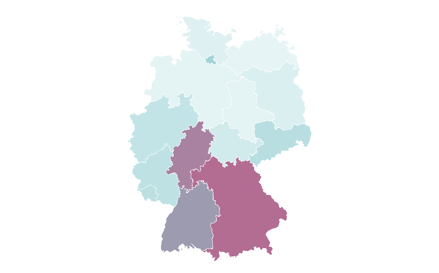 Affinity by region — Ladakh, Germany