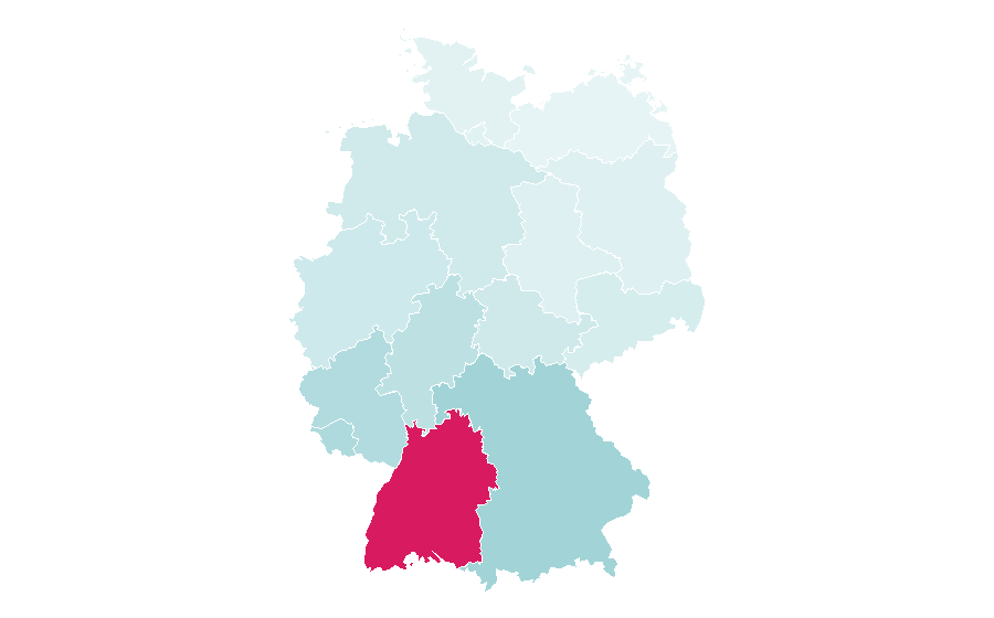 Affinity by region — Lake Constance, Germany
