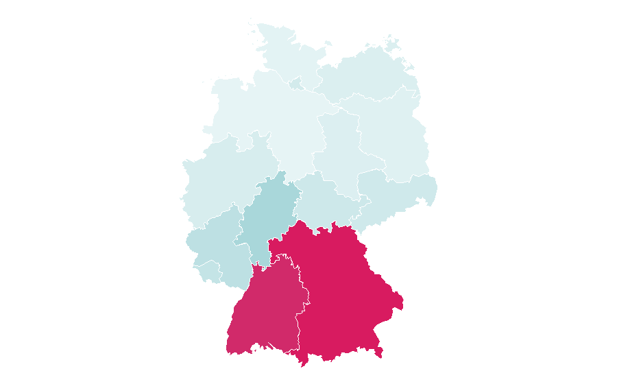 Affinity by region — Lake Iseo, Germany