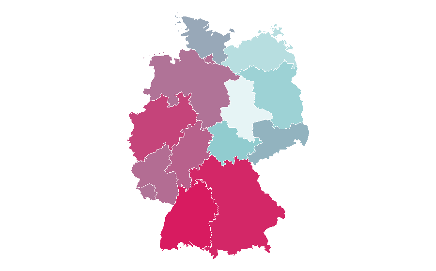 Affinity by region — Lamborghini Huracán, Germany
