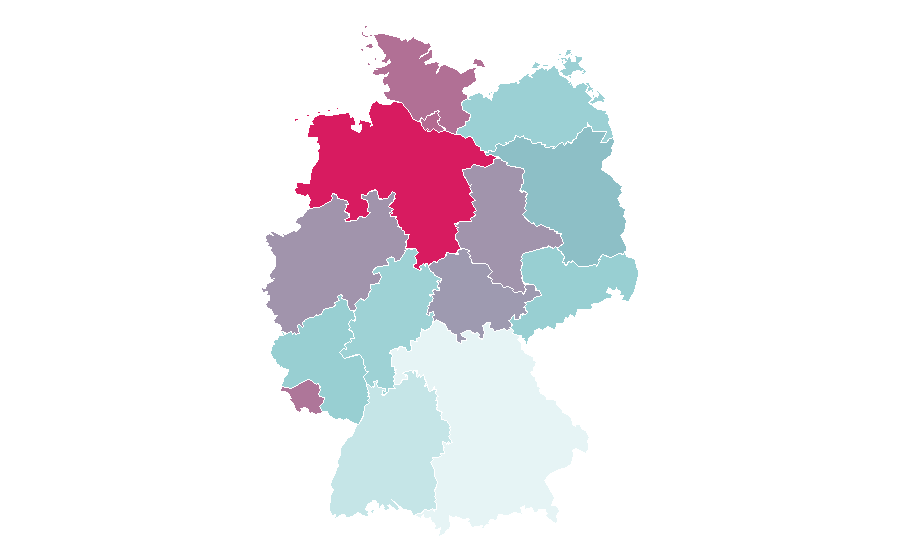 Affinity by region — Laminate flooring, Germany